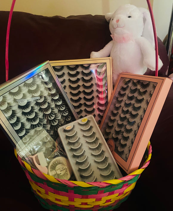 Easter bundle lashes basket